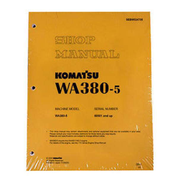 Komatsu Hongkong  WA380-5 Wheel Loader Service Repair Manual #1 image