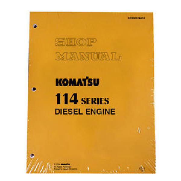 Komatsu Uruguay  114 Series Diesel Engine Service Workshop Printed Manual #1 image