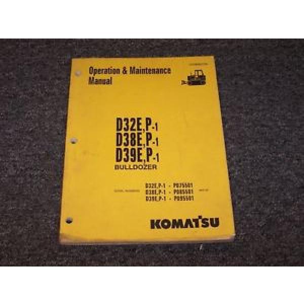 Komatsu Denmark  D32E-1 D32P-1 Bulldozer Dozer Crawler Owner Operator Maintenance Manual #1 image