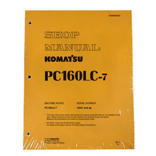 Komatsu Brazil  Service PC160LC-7 Shop Repair Manual NEW #1 image
