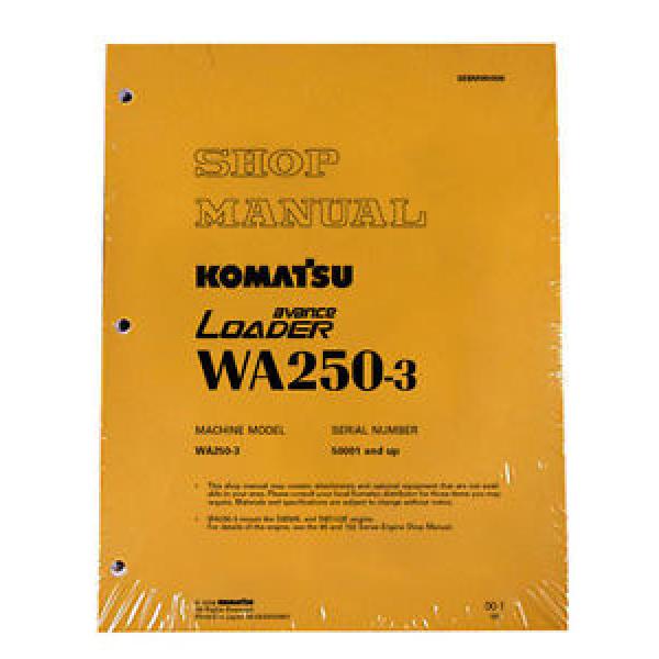 Komatsu Cuinea  WA250-3 Wheel Loader Service Shop Manual #1 #1 image