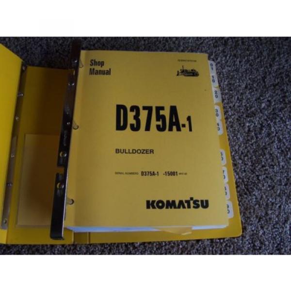 Komatsu United States of America  D375A-1 15001- Bulldozer Dozer Shovel Factory Service Shop Manual #1 image