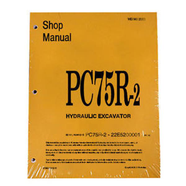 Komatsu Niger  Service PC75R-2 Excavator Shop Manual NEW #2 #1 image