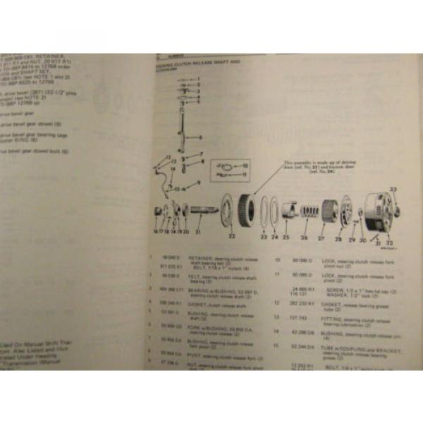 KOMATSU Rep.  DRESSER TD-9 SERIES B CRAWLER TRACTOR BULLDOZER PARTS BOOK MANUAL 1974 #4 image