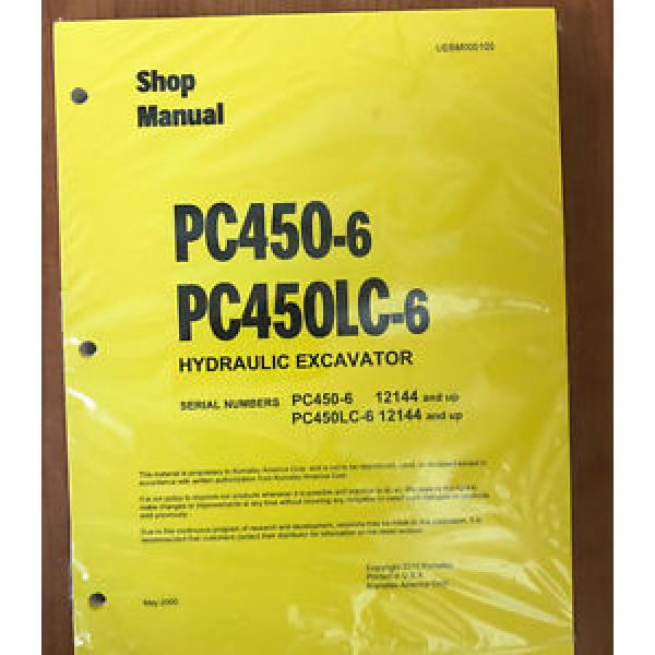 Komatsu Brazil  PC450-6, PC450LC-6 Service Repair Printed Manual 12144 AND UP #1 image
