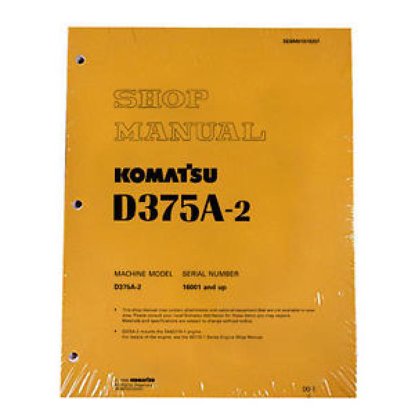 Komatsu Azerbaijan  D375A-2 Bulldozer Service Repair Workshop Printed Manual #1 image