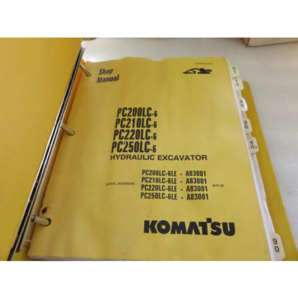 Komatsu Reunion  PC200LC-6 PC210LC-6 PC220LC-6 PC250LC-6 Excavator Service Shop Manual #4 image