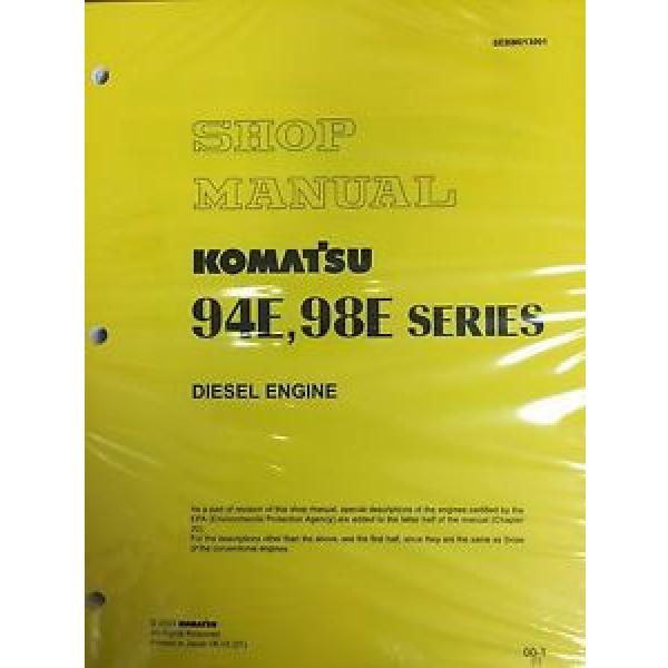 Komatsu Suriname  94E 98E Series Engine Factory Shop Service Repair Manual #1 image