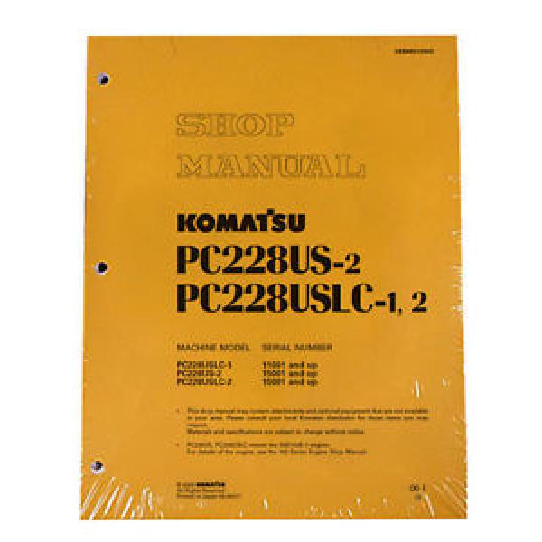 Komatsu Slovenia  PC228USLC-1/2, PC228US-2 Service Repair Printed Manual #1 image