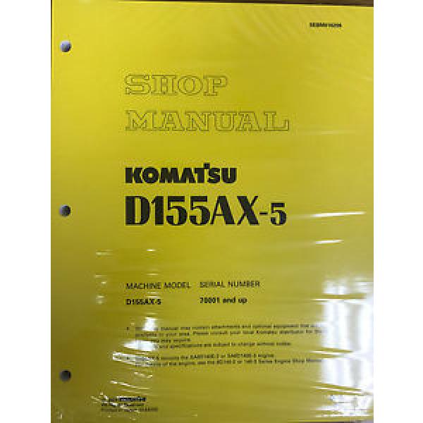 Komatsu Samoa Western  D155AX-5 w/ 6D140E-3 Engine Service Repair Printed Manual #1 image