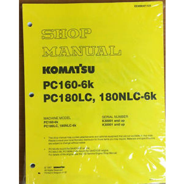 Komatsu Cuinea  Service PC160-6K, PC180LC-6K/NLC-6K Shop Manual #1 image