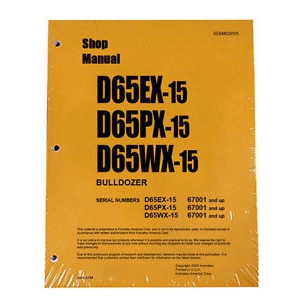 Komatsu Solomon Is  D65EX-15, D65PX-15, D65WX-15 Service Repair Printed Manual #1 image