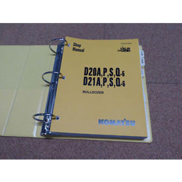 Komatsu Iran  D20/A/P/S/Q-6, D21A/P/S/Q-6 Dozer Service Shop Repair Manual #1 image