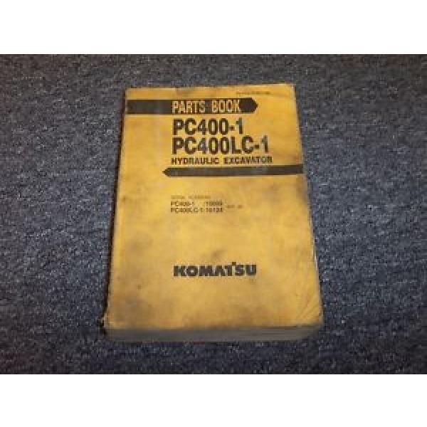 Komatsu Ecuador  PC400-1 PC400LC-1 Hydraulic Excavator Original Parts Catalog Manual Book #1 image