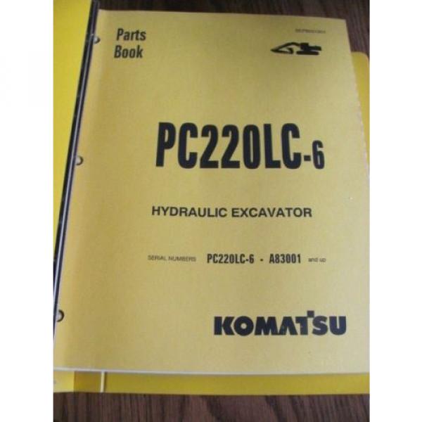 KOMATSU Brazil  HYDRAULIC EXCAVATOR PARTS BOOK PC220LC-6 A83001 BEPB001901 #1 image