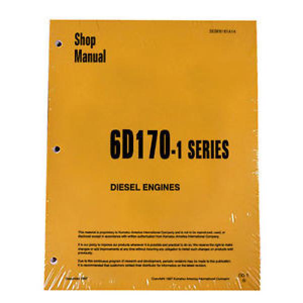 Komatsu Botswana  6D170-1 Series Diesel Engine Service Workshop Printed Manual #1 image