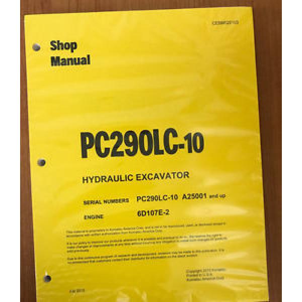 Komatsu Brazil  PC290LC-10 Hydraulic Excavator Shop Repair Service Manual #1 image