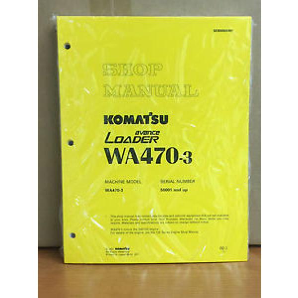 Komatsu Brazil  WA470-3 Avance Wheel Loader Shop Service Repair Manual #1 image