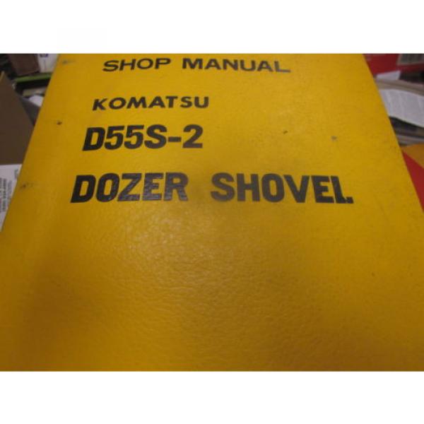 Komatsu Liberia  D55S-2 Dozer Shovel Repair Shop Manual #1 image