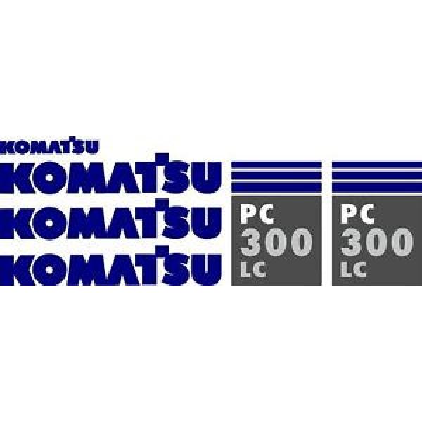 Komatsu Rep.  PC 300 LC Excavator Decal Set #1 image