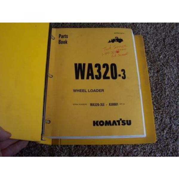 Komatsu Bahamas  WA320-3 Wheel Loader WA320-3LE A30001- Factory Parts Catalog Manual #2 image