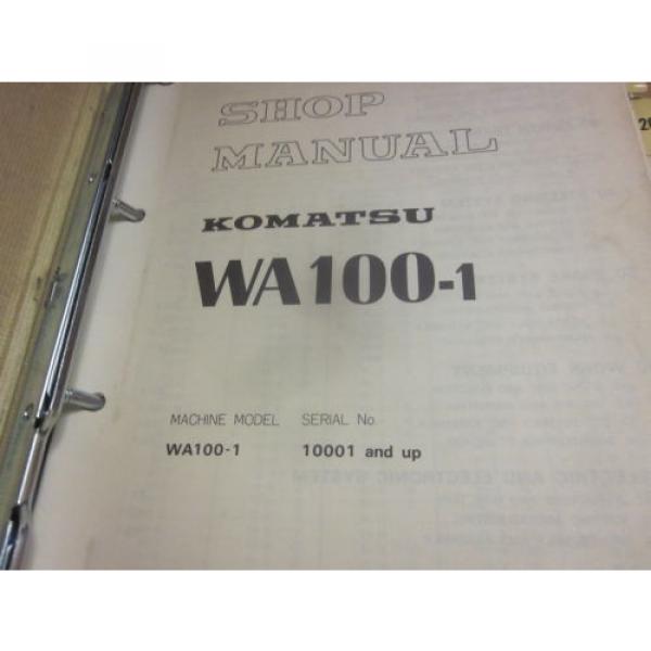 Komatsu Moldova, Republic of  WA100-1 Wheel Loader Service Repair Manual #1 image