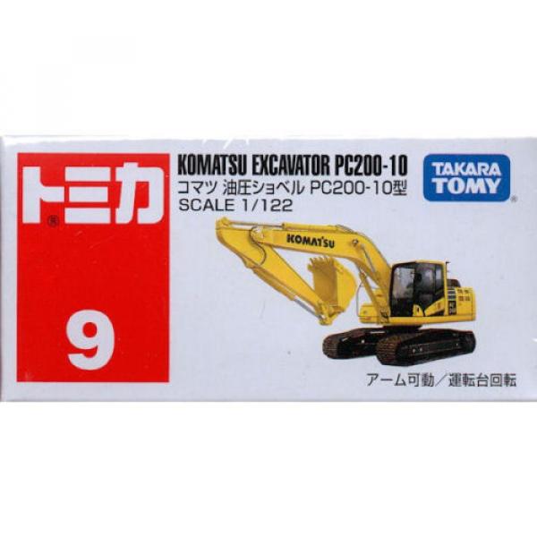 Takara Oman  Tomy Tomica #9 Komatsu Excavator PC200-10 1/122 Diecast Toy Car JAPAN #1 image