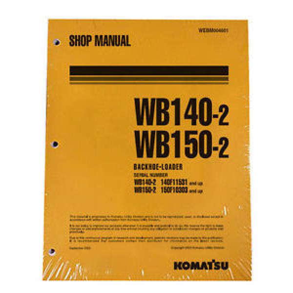 Komatsu Costa Rica  Service WB140-2, WB150-2 Backhoe Shop Manual #1 image