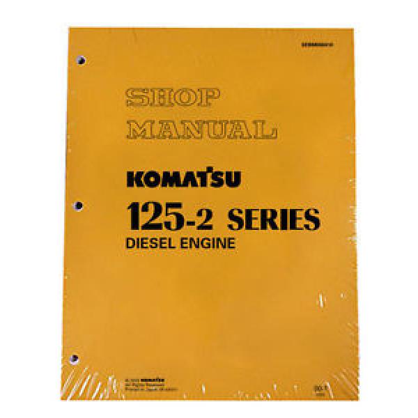 Komatsu Ethiopia  125-2 Series Diesel Engine Service Workshop Printed Manual #1 image