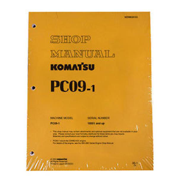Komatsu Guyana  Service PC09-1 Shop Manual Repair Book NEW #1 image