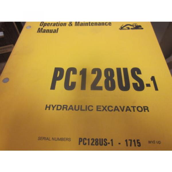 Komatsu Brazil  PC128US-1 Hydraulic Excavator Operation &amp; Maintenance Manual #1 image