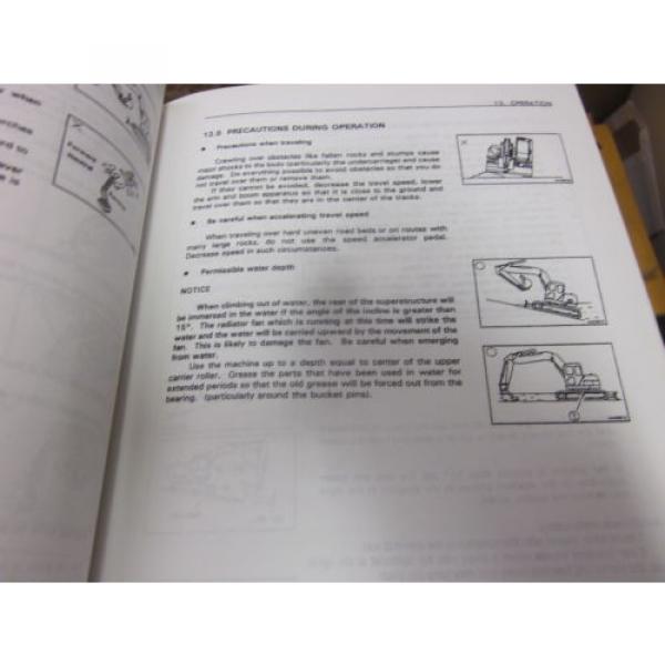 Komatsu Brazil  PC128US-1 Hydraulic Excavator Operation &amp; Maintenance Manual #2 image