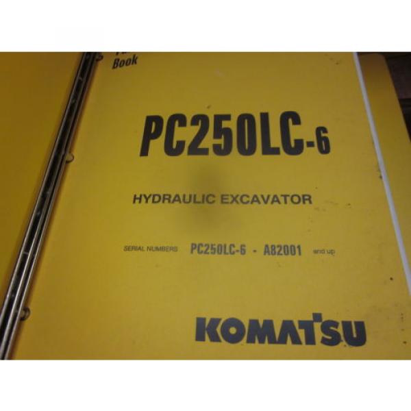 Komatsu Samoa Western  PC250LC-6 Hydraulic Excavator Parts Book Manual #1 image