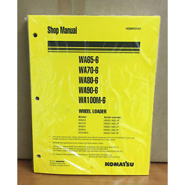 Komatsu Laos  WA65-6,WA70-6,WA80-6,WA100M-6 Wheel Loader Shop Service Repair Manual #1 image