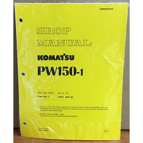 Komatsu Belarus  Service PW150-1 Excavator Shop Manual NEW REPAIR #1 image