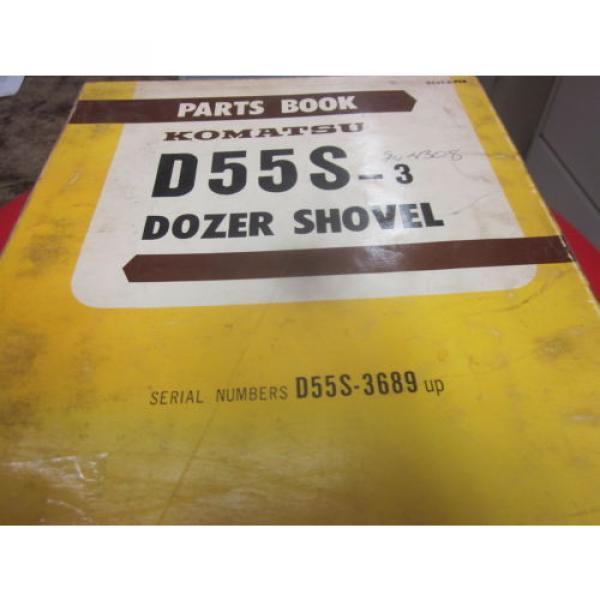 Komatsu Slovenia  D55S-3 Dozer Shovel Parts Book Manual #1 image