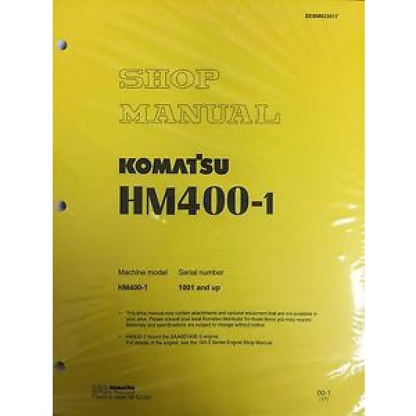 Komatsu Hongkong  HM400-1 Shop Service Manual Articulated Dump Truck #1 image