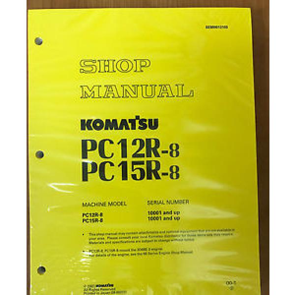 Komatsu Moldova, Republic of  Service PC12R-8, PC15R-8 Shop Manual NEW #1 image