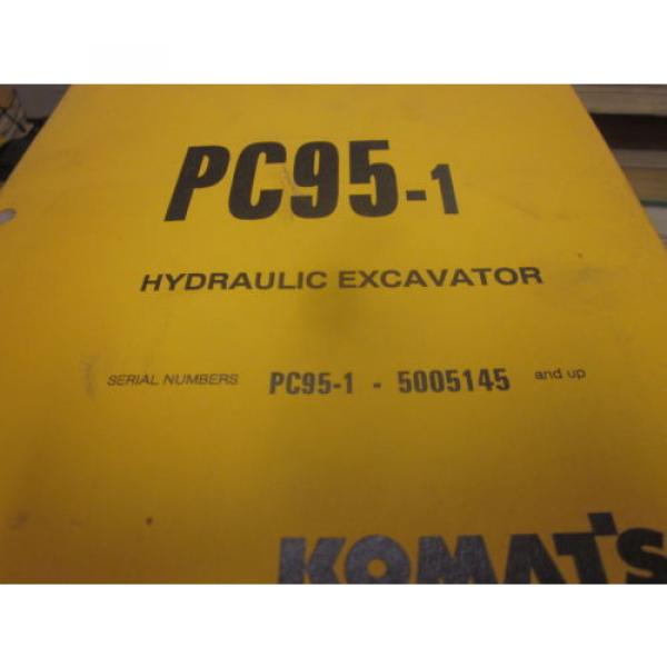 Komatsu Burma  PC95-1 Hydraulic Excavator Operation &amp; Maintenance Manual #1 image