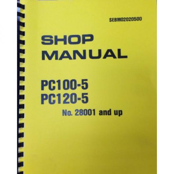 Komatsu Solomon Is  PC120-5 PC100-5 excavator Service Shop Manual #1 image