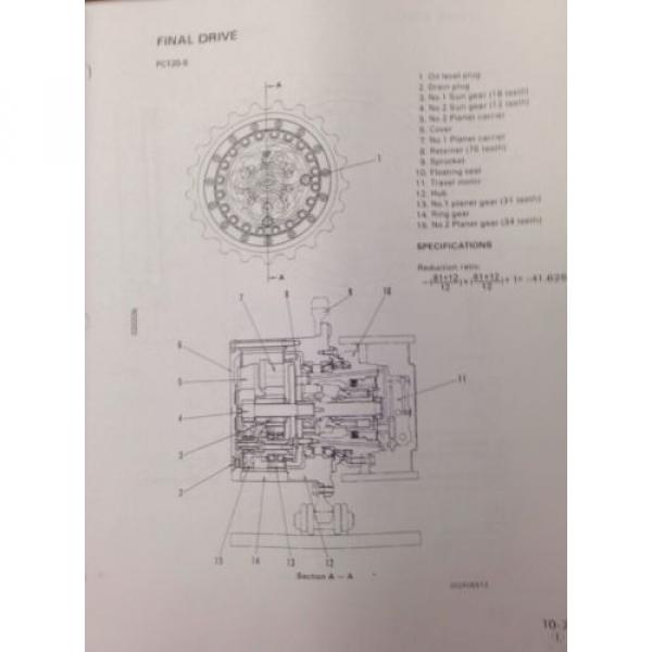 Komatsu Solomon Is  PC120-5 PC100-5 excavator Service Shop Manual #2 image